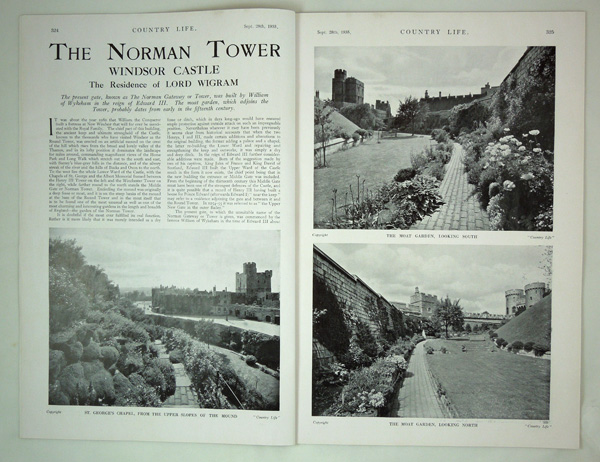 The Norman Tower, Windsor Castle, the Residence of Lord Wigram