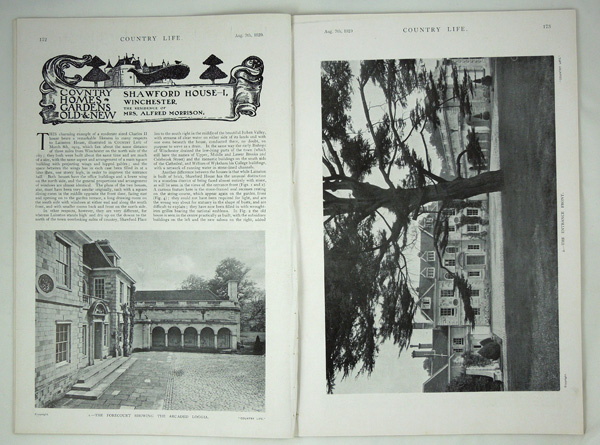 Shawford House (Part 1), The Residence of Mrs. Alfred Morrison