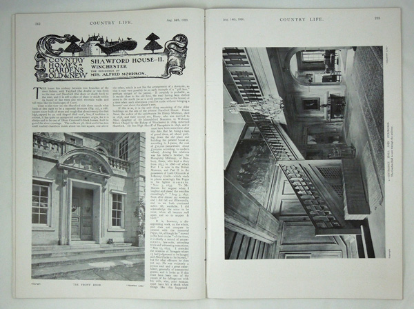 Shawford House (Part 2), The Residence of Mrs. Alfred Morrison