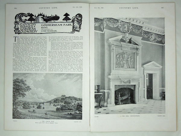 Godmersham Park, The Property of Lord Masham