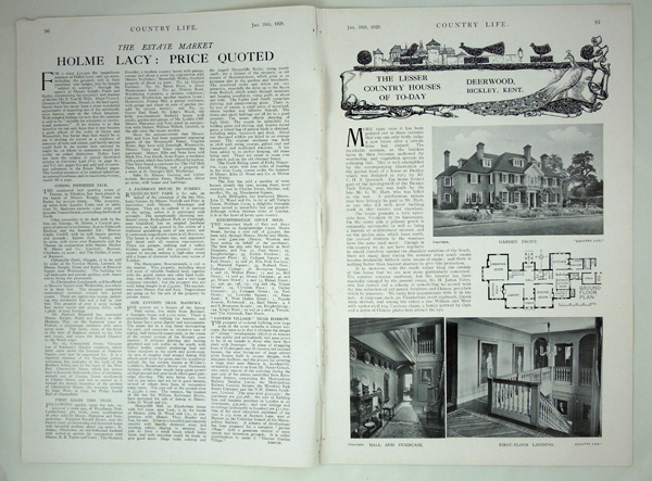 Deerwood at Bickley, owned by Mr H James Yates