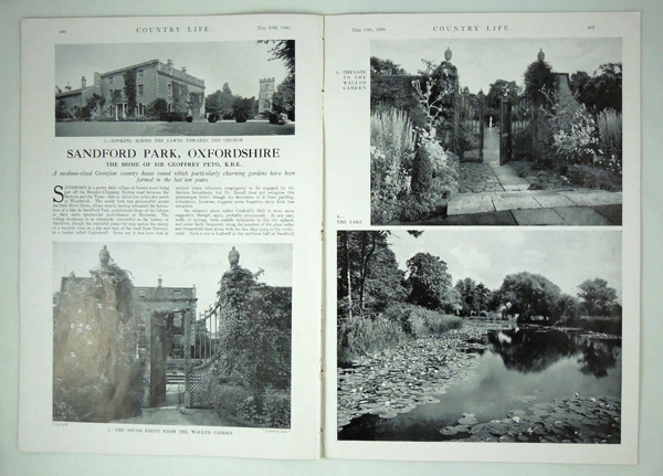 Sandford Park, the Home of Sir Geoffrey Peto, K.B.E