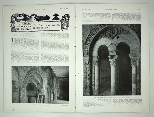 The Castle of Anjou, Maine-Et- Loire.