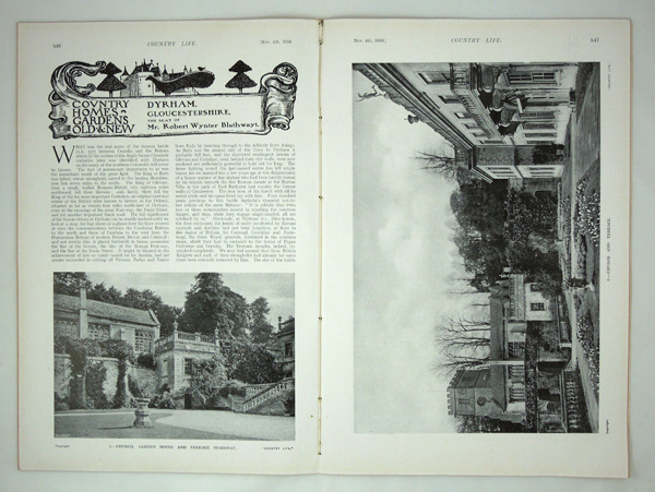 Dyrham, The Seat of Mr. Robert Wynter Blathwayt.