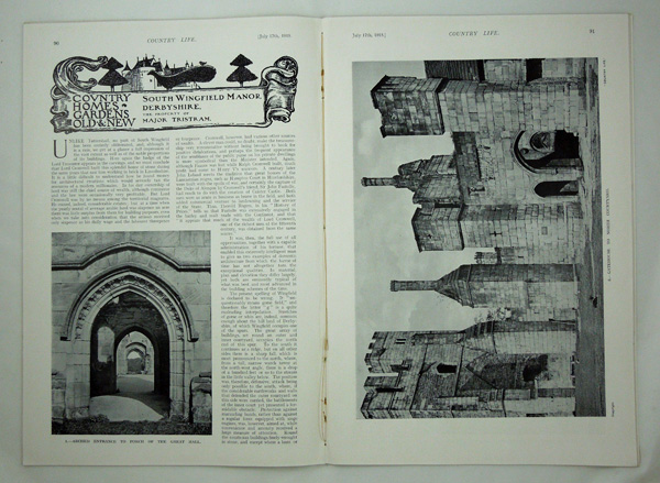 South Wingfield Manor, the Property of Major Tristram