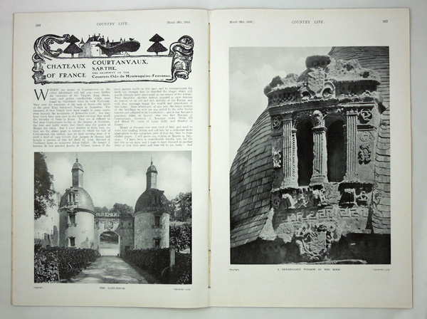 Courtanvaux, Sarthe, The Property of the Countess Odo De Montesquiou-Fezensac.