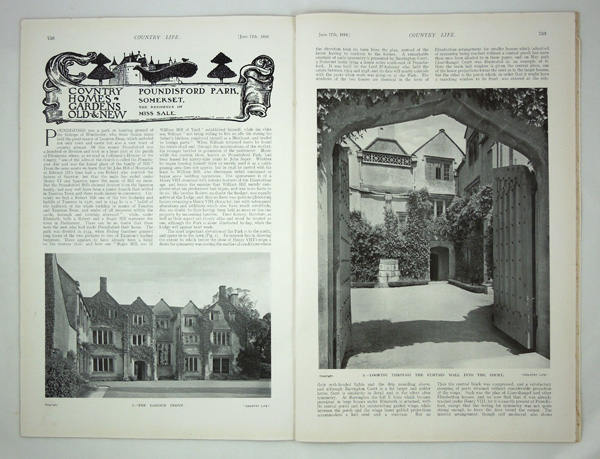 Poundisford Park, the Residence of Miss Sale.