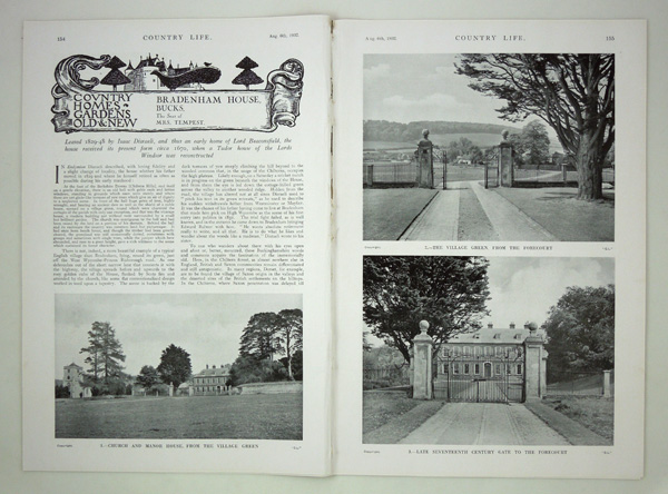 Bradenham House, the Seat of Mrs Tempest