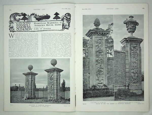 Hamstead Marshall & Ashdown House, the Seat of the Earl of Craven