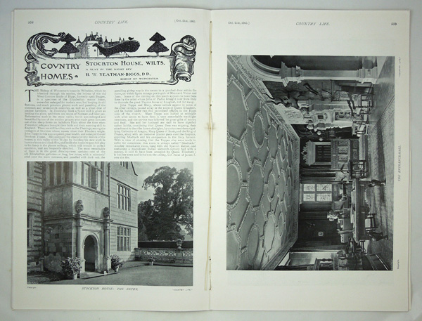 Stockton House, A Seat of The Right rev H. W. Yeatman-Biggs, D D. Bishop of Worcester.