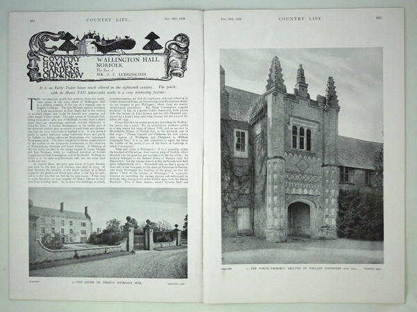 Wallington Hall, The Seat of Mr. J. L. Luddington.