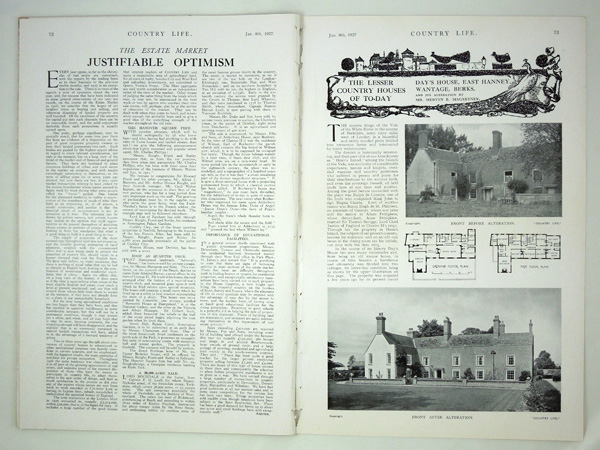 Day's House, and it's alterations by Mr. Mervyn E. Macartney