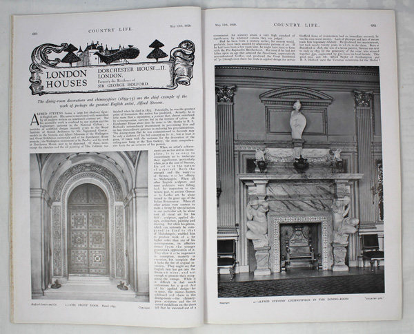 Dorchester House (Part 2), Formerly the residence of Sir George Holford.