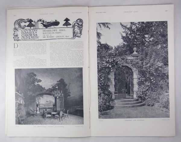 Drakelowe Hall, the Seat of Sir Robert Gresley, Bart