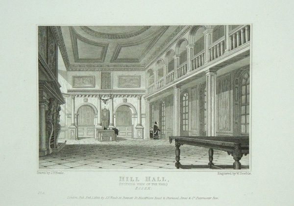 Hill Hall (interior view of the hall)