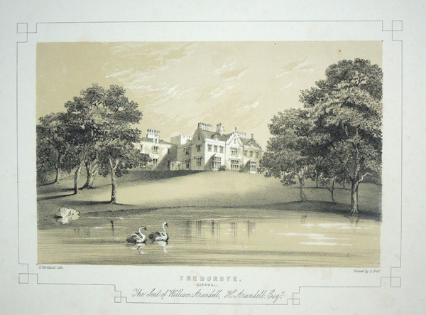 Trebursye, the Seat of William Arundell, H. Arundell, Esq