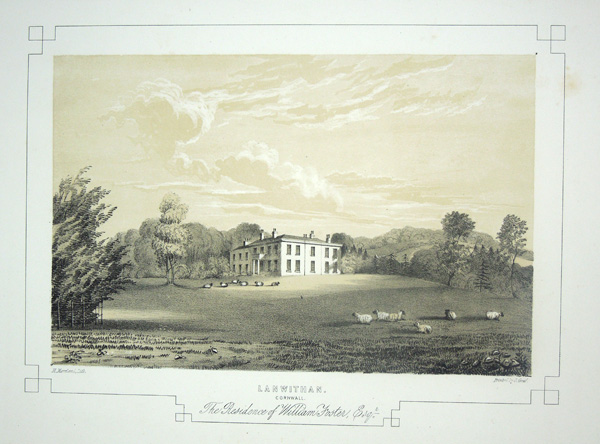 Lanwithan Manor, the Residence of William Foster, Esq