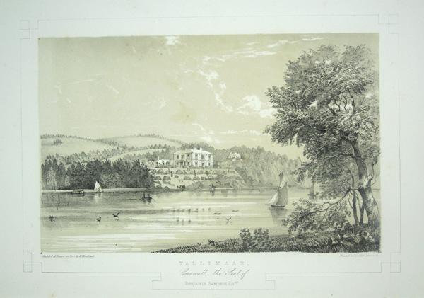 Tallimaar, the Seat of Benjamin Sampson, Esq