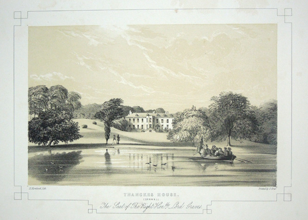 Thanckes House,  the Seat of the Right. Hon. Lord Graves