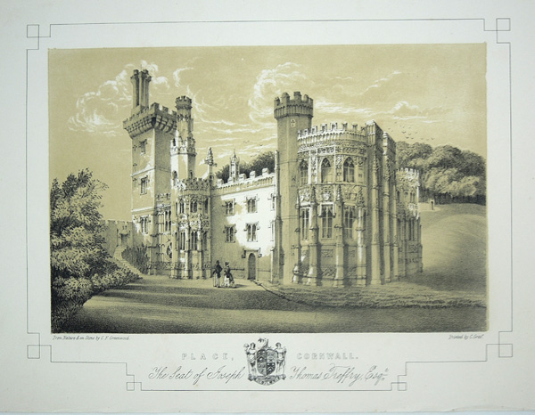 Place, The Seat of Joseph Thomas Treffry, Esq.,