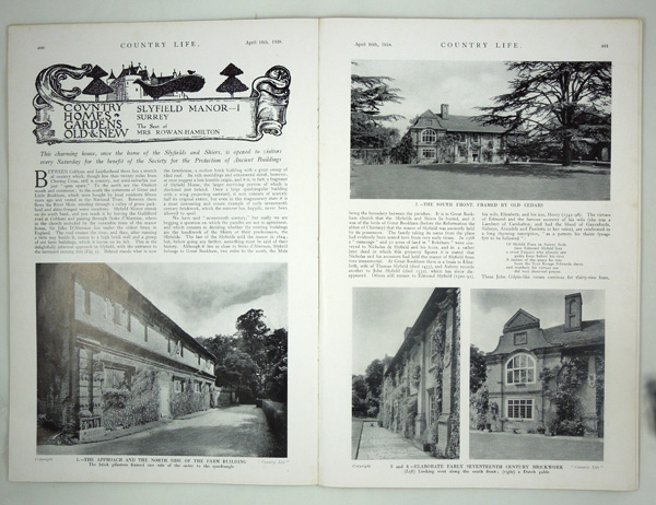 Slyfield Manor (Part 1), the Seat of Mrs Rowan-Hamilton