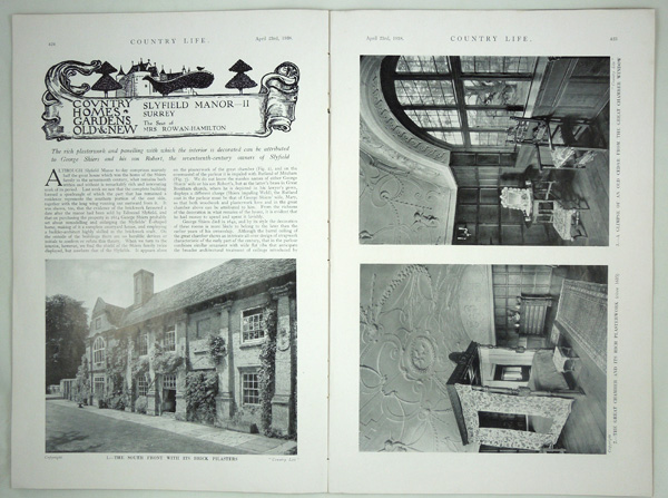 Slyfield Manor (Part 2), the Seat of Mrs Rowan-Hamilton