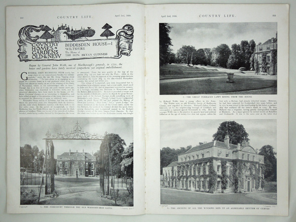 Biddesden House (Part 1), The Home of The Hon, Bryan Guinness