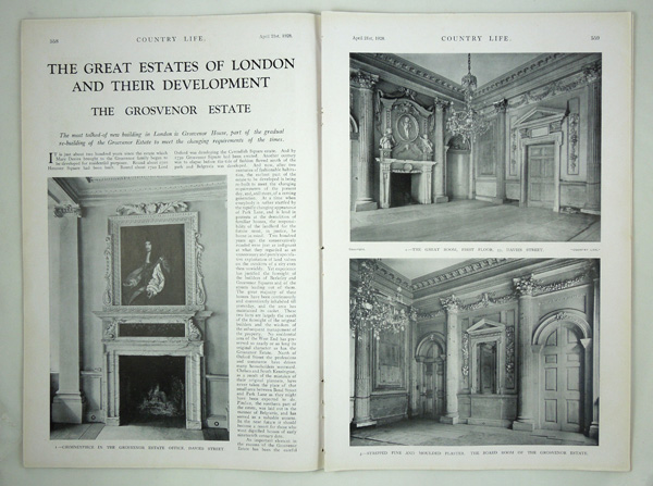 Grosvenor House and Grosvenor Estate in London