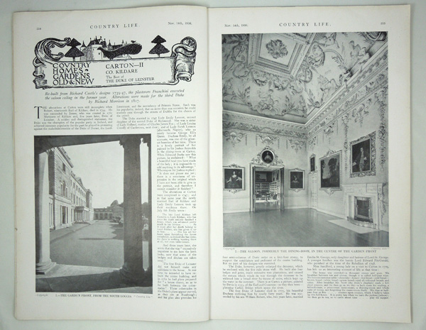 Carton (Part-2), The Seat of the Duke of Leinster