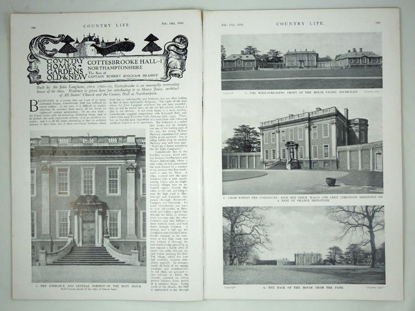 Cottesbrooke Hall (Part-1), The Seat of Captain Robert Bingham Brassey