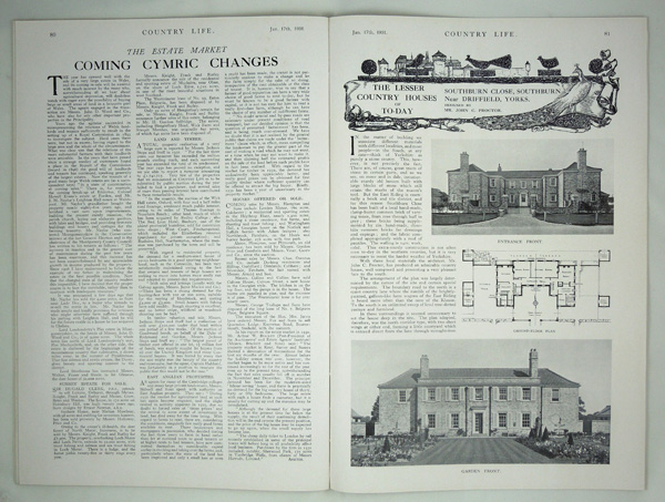 Southburn Close, Designed by Mr. John C. Proctor.