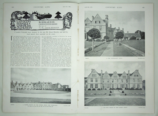 Rodmarton, The Seat of The Hon. Claud Biddulph