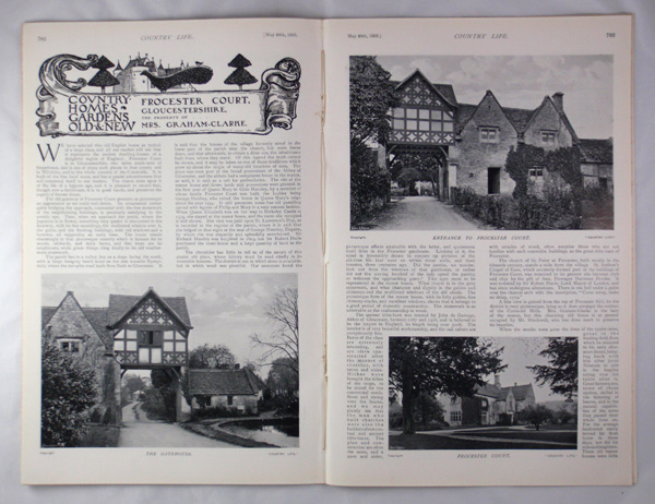 Frocester Court, the Property of Mrs Graham-Clarke