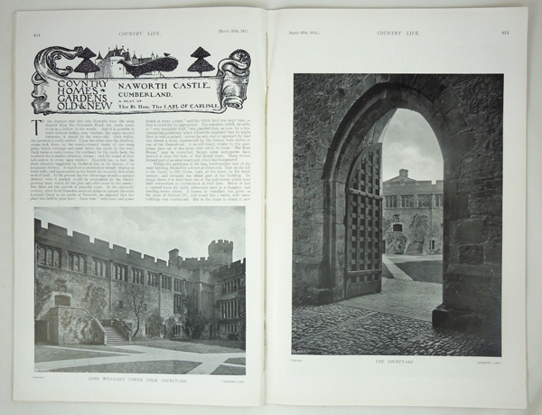 Naworth Castle, the Seat of the Right. Hon. The Earl of Carlisle