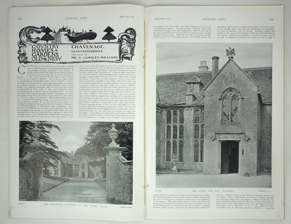 Chavenage, the Seat of Mr G. Lowsley-Williams