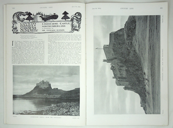 Lindisfarne Castle, A Residence of Mr. Edward Hudson