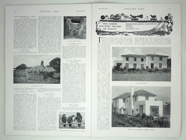 White Steading, Amersham.  Designed by Mr Robert Lowry