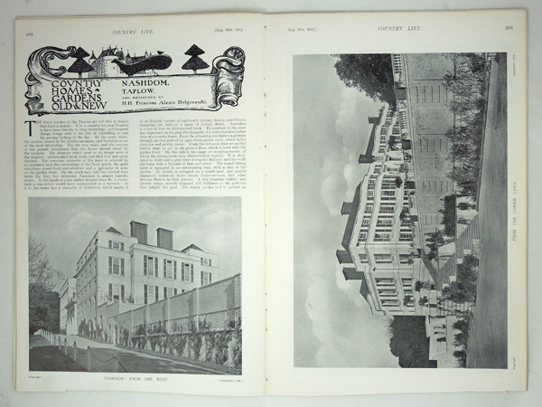 Nashdom, The Residence of H. H. Princess Alexis Dolgorouki. Designed by Sir Edwin Lutyens.