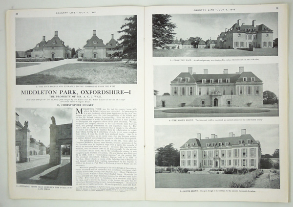 Middleton Park (Part 1). Designed by Sir Edwin & Mr Robert Lutyens