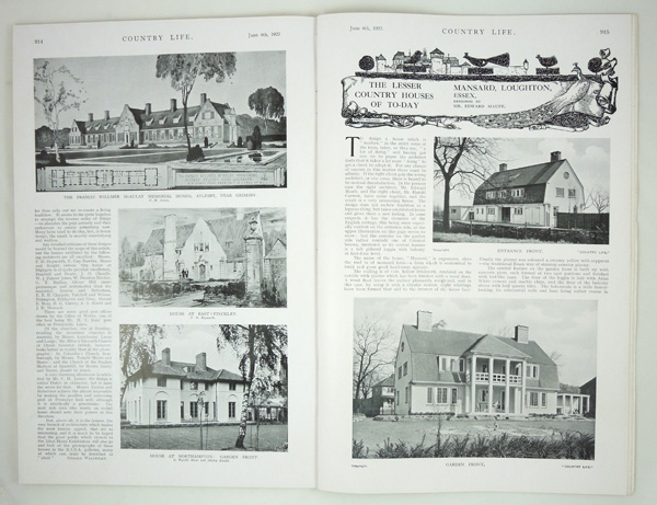 Mansard, Loughton. Designed by Mr Edward Maufe