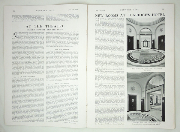 Claridge's Hotel (New Rooms by Mr Oswald Milne)
