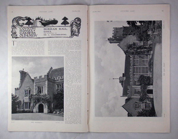 Horham Hall, The Residence of Mr. L. Cranmer-Byng