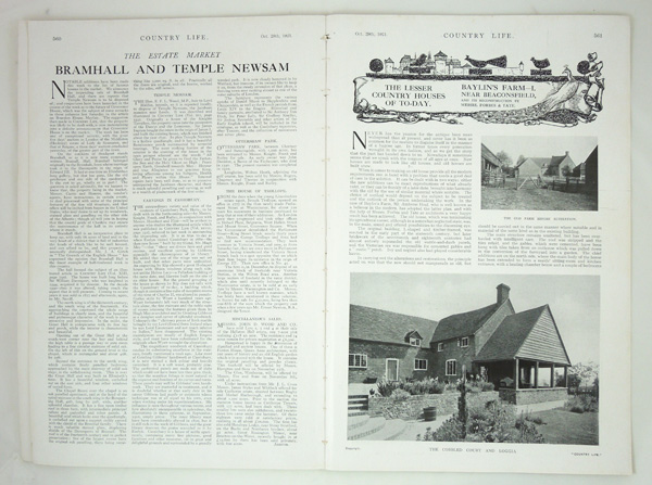 Baylin's Farm (Part-1), and its reconstruction by Messrs. Forbes & Tate