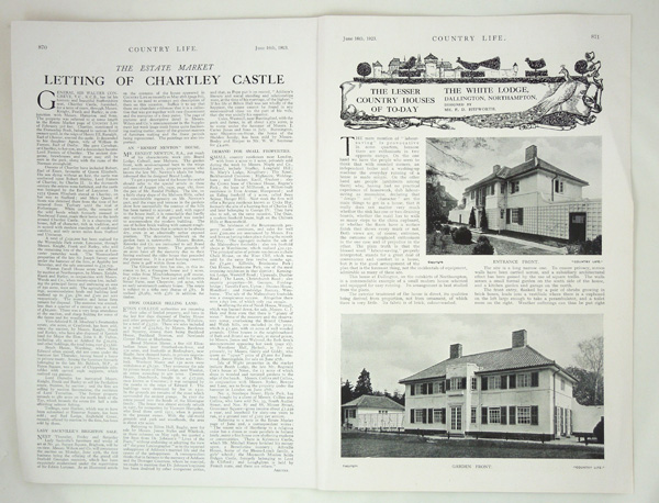 The White Lodge, Dallington, Designed by Mr. P. D. Hepworth