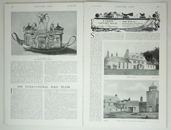 Tor Royal, and its reparation by Messrs. Richardson and Gill.