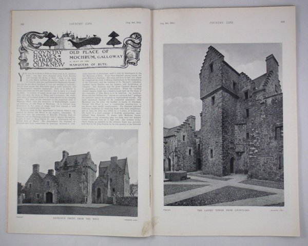 Old Place of Mochrum, Galloway, The Seat of the Marquess of Bute