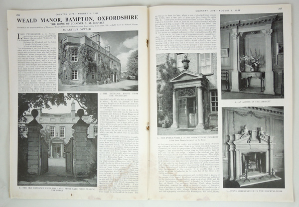 Weald Manor, The Home of Colonel A. M. Colvile.