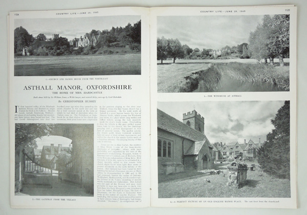 Asthall Manor, The Home of Mrs. Hardcastle