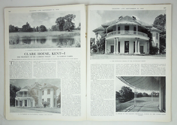 Clare House (Part-1), The Property of Mr. Lambert Wigan.