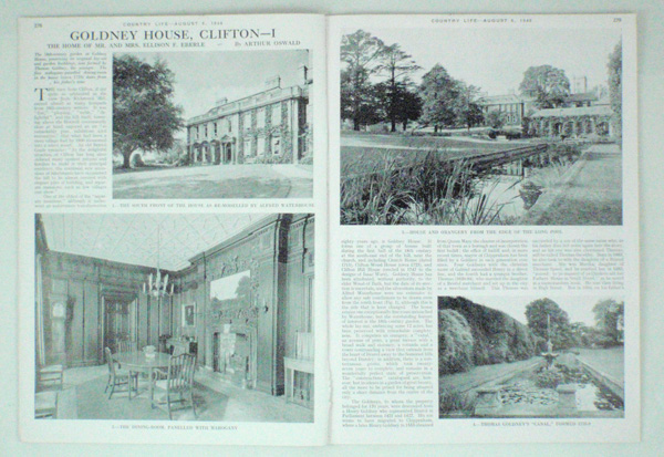 Goldney House, Clifton, Bristol. (Part 1) The home of Mr and Mrs Ellison F Eberle